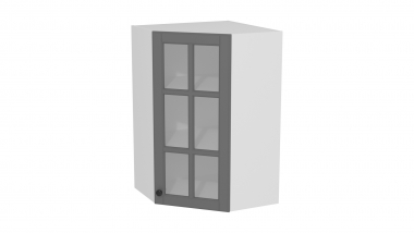 Шкаф кухонный настен. угловой со стеклом 918х600 мм. (Верона)