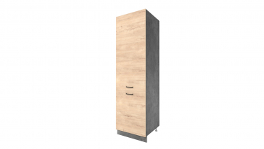 Шкаф хозяйственный под технику В4 под холодильник 2140х600х580 мм. (Лофт)